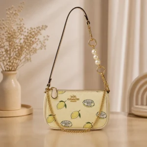 Premium Coach Nolita Bag Lemon Apricot For Women (BOT2574) - stayhit.in