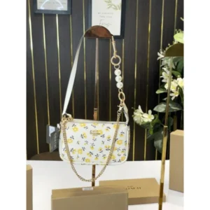 Premium Coach Nolita Bag Yellow Beige With Box For Women (BOT2573) - stayhit.in