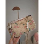 Premium Coach Nolita Sling Bag Pink Cherry With Box For Women (BOT2833) - stayhit.in