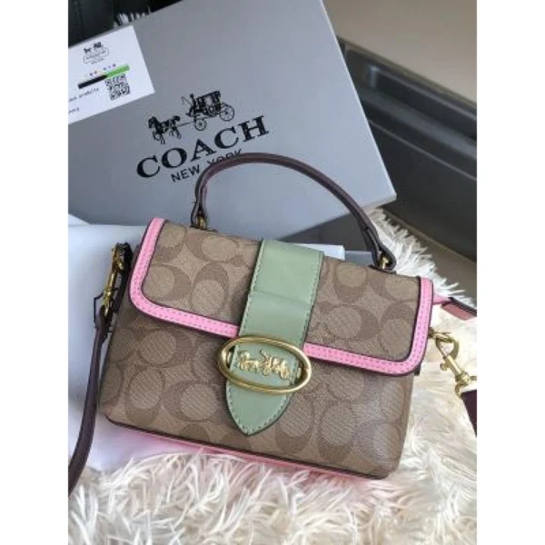 Premium Coach Sammy Top Handle Sling Bag Double Box For Women (BOT2844) - stayhit.in Premium Coach Sammy Top Handle Sling Bag Double Box For Women (BOT2844) - stayhit.in