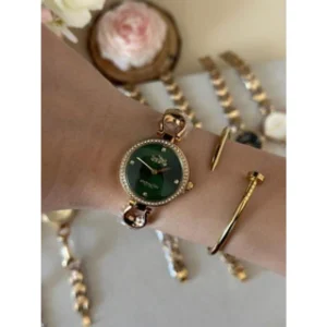 Premium Coach Watch Green Dial For Women (BOT2511) - stayhit.in