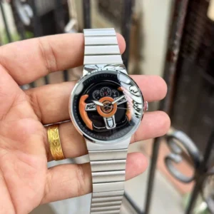 Premium Ferrari Spirit Spinner Watch Silver For Men (SOS517) - stayhit.in
