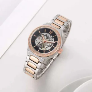 Premium Fossil Automatic Watch Two Tone Copper Black For Women (WS306) - stayhit.in