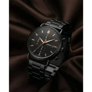Premium Fossil Commuter Watch Black Copper For Men (SOS628) - stayhit.in