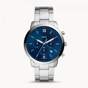 Premium Fossil Neutra Fs5792 Watch Silver Blue For Men (BOT3389) - stayhit.in