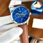 Premium Fossil Sun Moon Watch Blue Brown For Men (SOS652) - stayhit.in