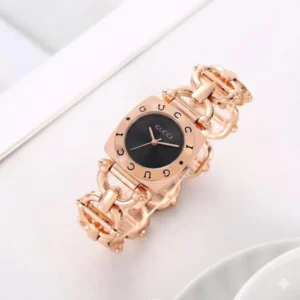 Premium Gucci Rosegold Watch Black For Women (SUP8317) - stayhit.in