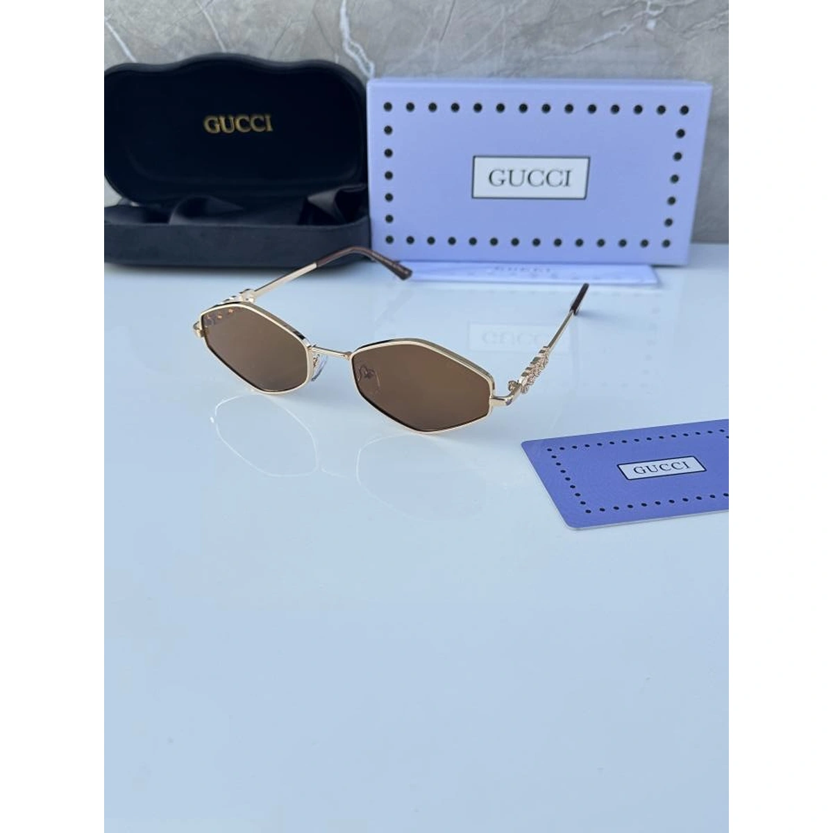 Premium Gucci Sunglasses Gold Brown For Men (BOT3423) - stayhit.in Premium Gucci Sunglasses Gold Brown For Men (BOT3423) - stayhit.in