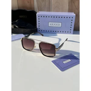 Premium Gucci Sunglasses Gold Brown For Men (DW15) - stayhit.in