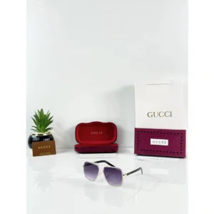 Premium Gucci Sunglasses Gold Purple For Men (DW18) - stayhit.in