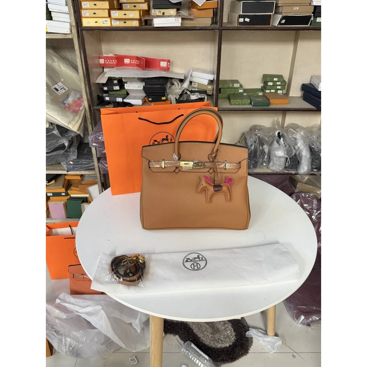 Premium Hermes Birkin Handbag 35cm Calf Leather For Women (BT287) - stayhit.in