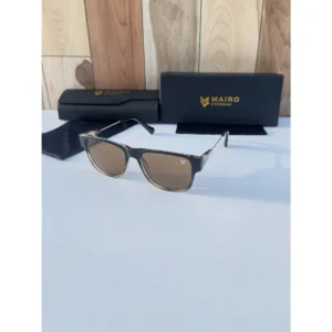Premium Mairo Sunglasses Black Brown Tiger For Men (SOS308) - stayhit.in