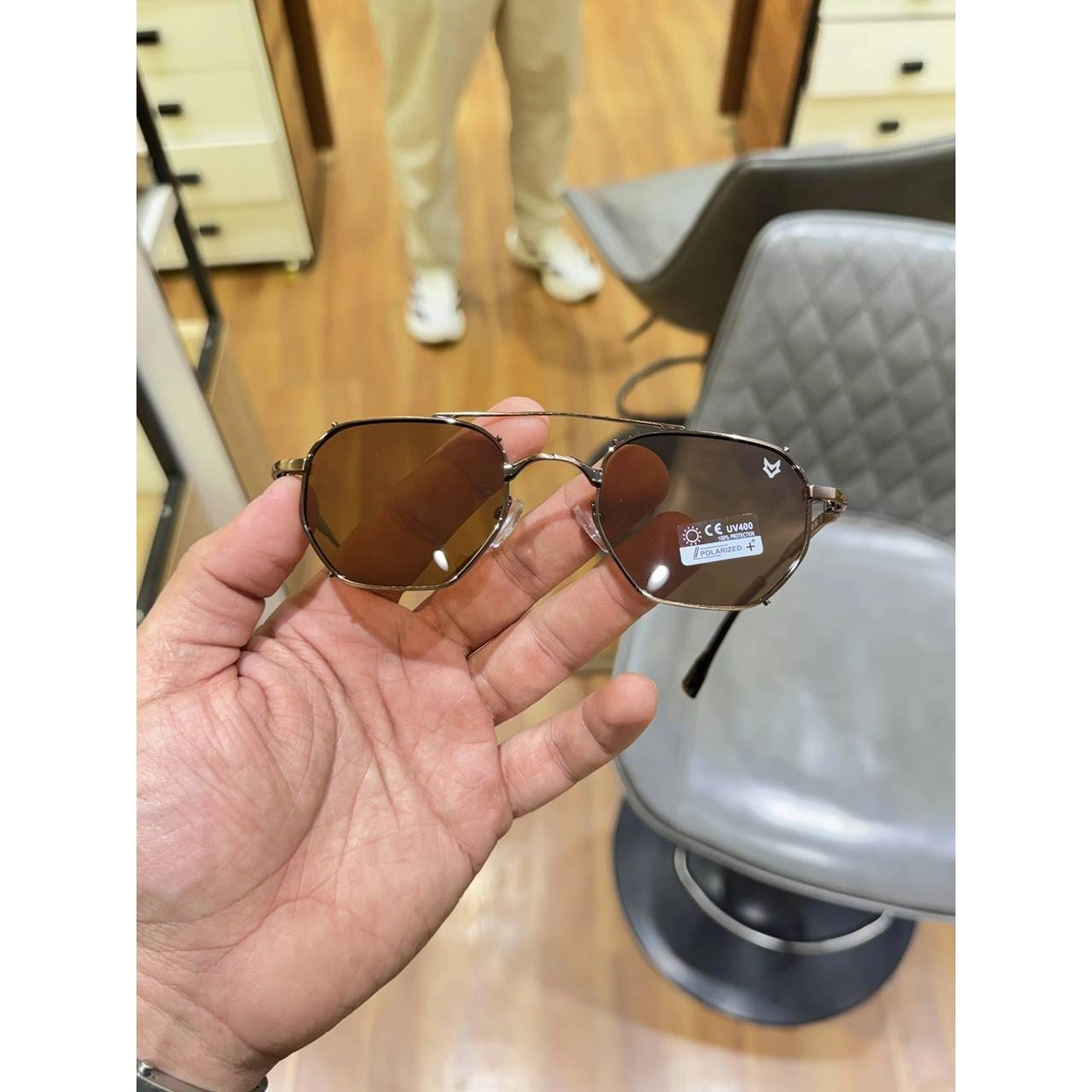 Premium Mairo Sunglasses Brown For Men (SOS313) - stayhit.in