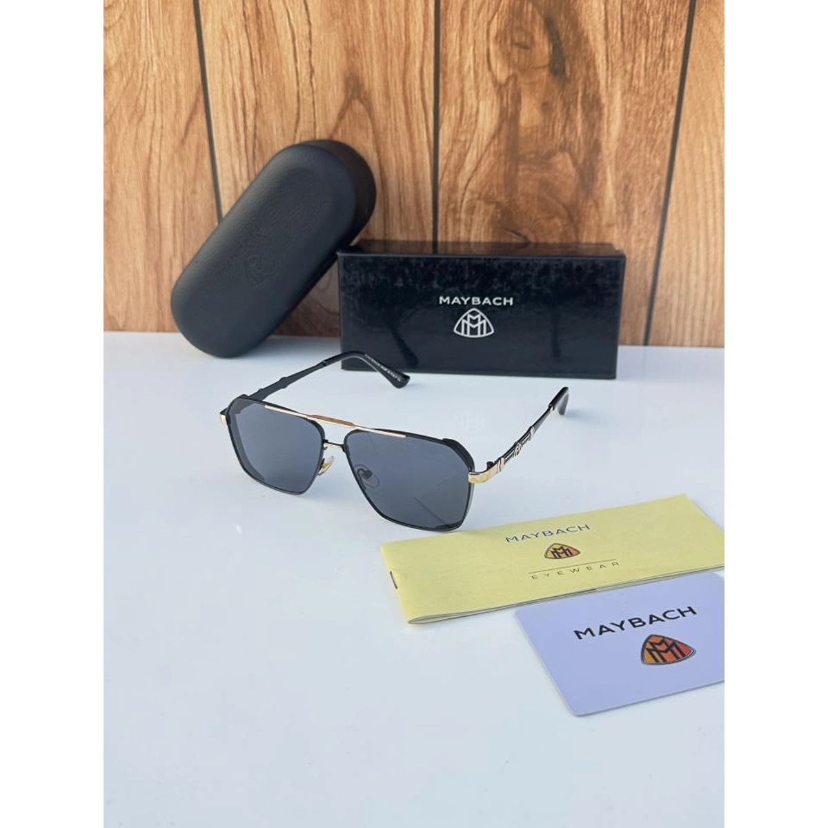 Premium Maybach Sunglasses Gold Black For Men (WS15) - stayhit.in Premium Maybach Sunglasses Gold Black For Men (WS15) - stayhit.in