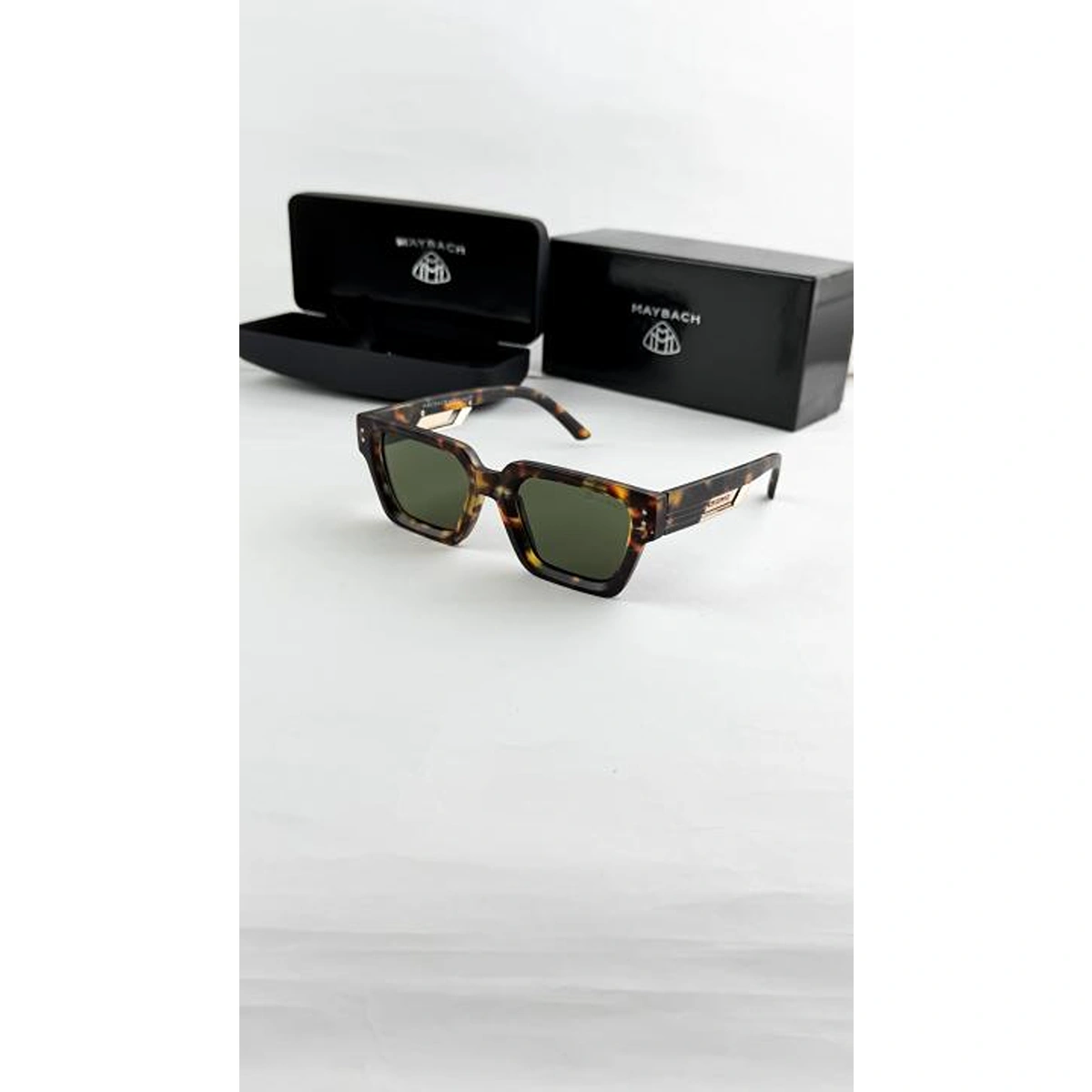 Premium Maybach Sunglasses Tiger Green For Men (WS45) - stayhit.in