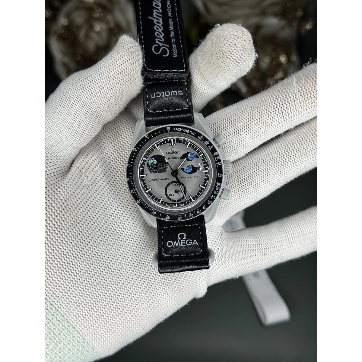 Premium Omega X Swatch Watch Grey For Men (JH597) - stayhit.in Premium Omega X Swatch Watch Grey For Men (JH597) - stayhit.in