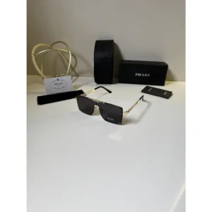 Premium Prada Sunglasses Gold Black For Men (BOT3556) - stayhit.in