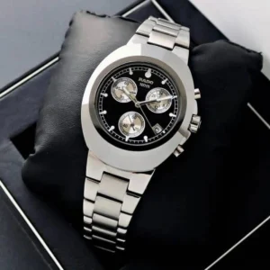 Premium Rado 100M Chronograph Watch Black Dial For Men (SOS648) - stayhit.in