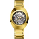 Premium Rado Diastar Skeleton Watch Automatic Gold For Men (SOS529) - stayhit.in