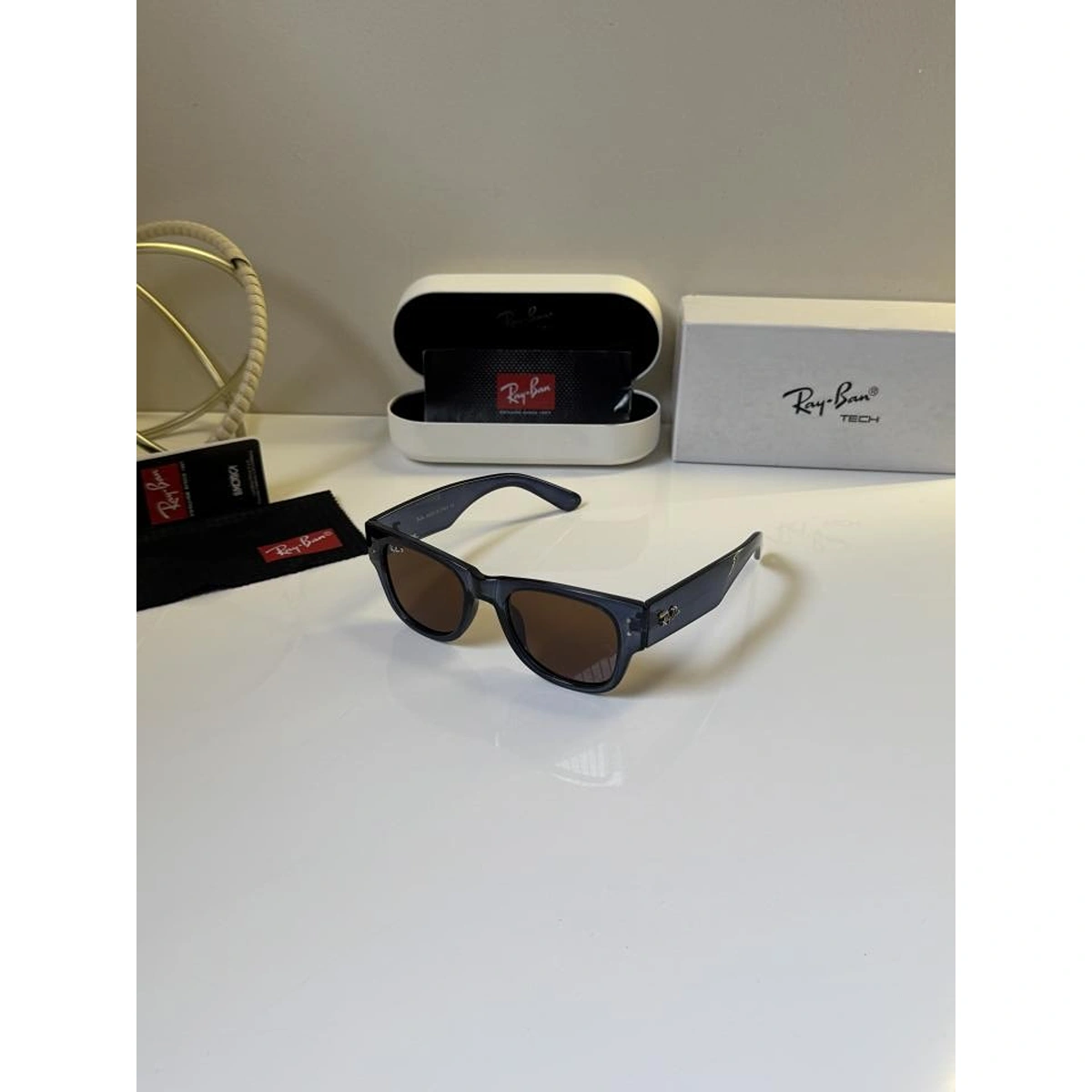 Premium Rayban Sunglasses Brown Blue For Men (BOT3262) - stayhit.in Premium Rayban Sunglasses Brown Blue For Men (BOT3262) - stayhit.in