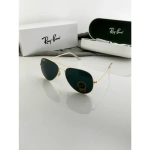 Premium Rayban Sunglasses Gold Black For Men (BT67) - stayhit.in