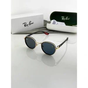 Premium Rayban Sunglasses Gold Black For Men (BT69) - stayhit.in