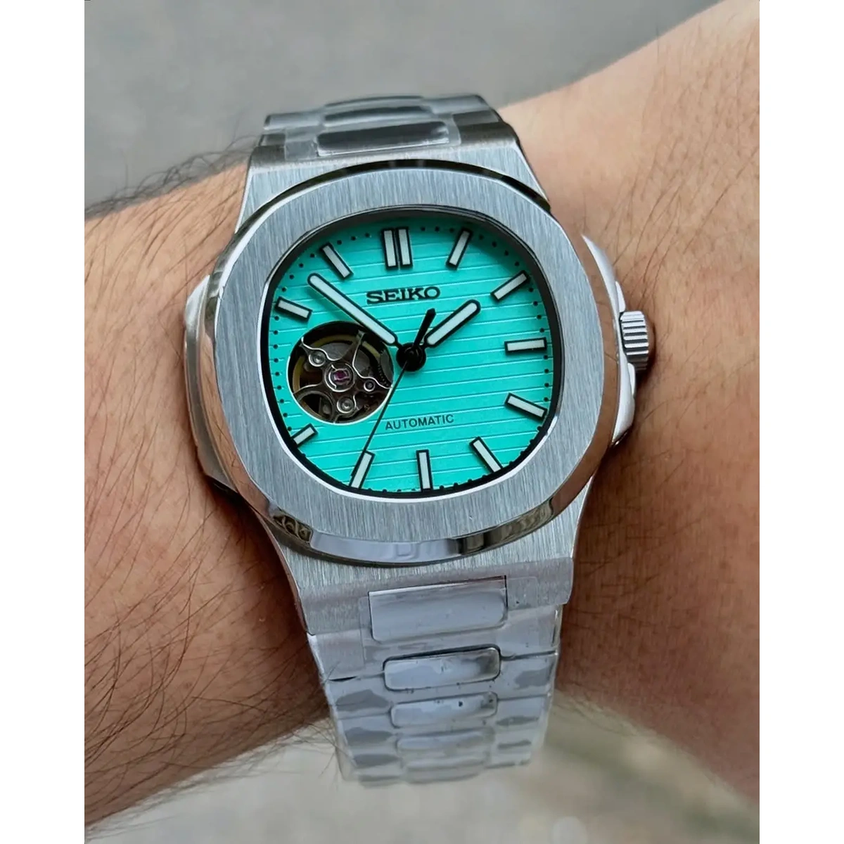Premium Seiko Nautilus Automatic Watch For Men (JH590) - stayhit.in Premium Seiko Nautilus Automatic Watch For Men (JH590) - stayhit.in