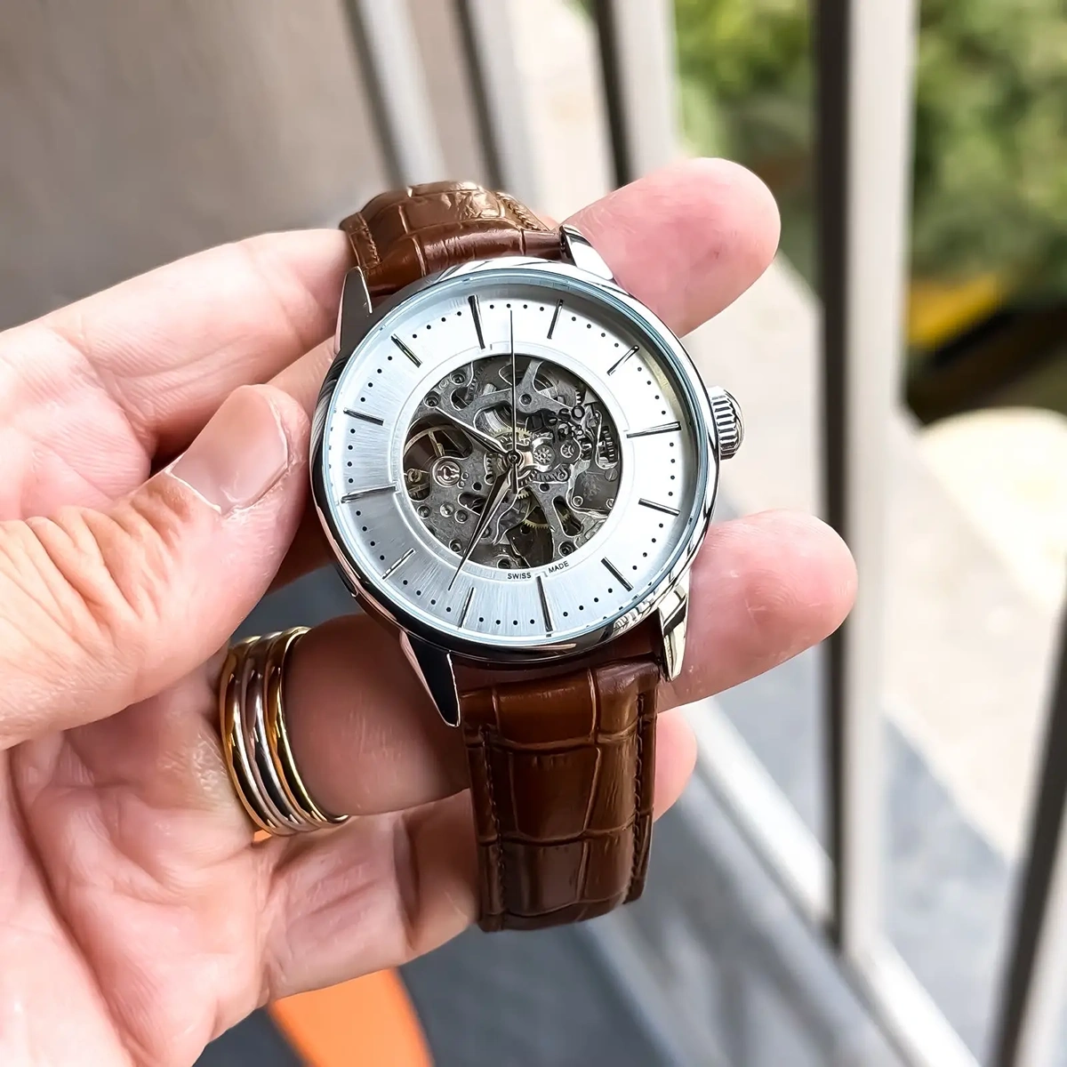 Premium Tissot Auto Watch Silver White For Men (JH586) - stayhit.in Premium Tissot Auto Watch Silver White For Men (JH586) - stayhit.in