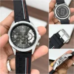 Premium Tommy Hilfiger Baker Watch Black Strap For Men (SOS514) - stayhit.in