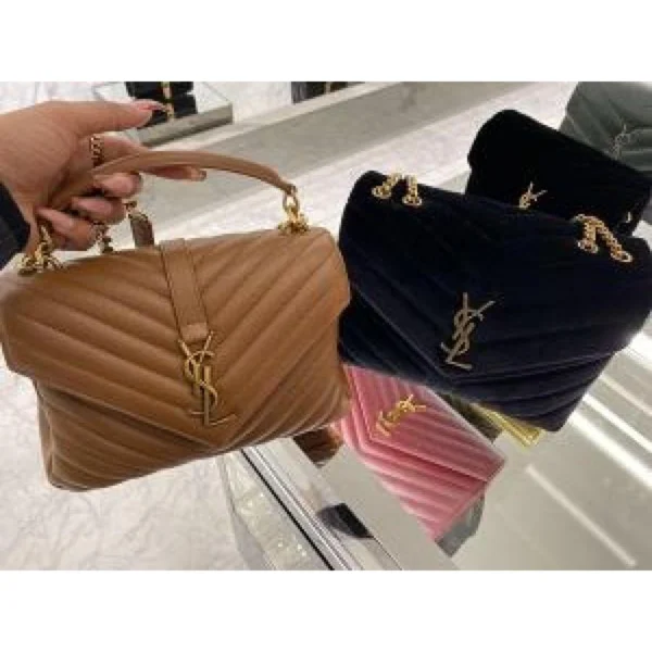 Premium Ysl Collage Shoulder Bag Brown Medium For Women (BOT2749) - stayhit.in Premium Ysl Collage Shoulder Bag Brown Medium For Women (BOT2749) - stayhit.in