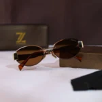 Premium Zikrain Sunglasses Gold Brown For Men (SOS309) - stayhit.in