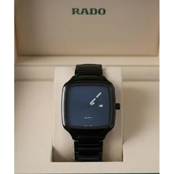 Rado True Square Watch Black Blue For Men