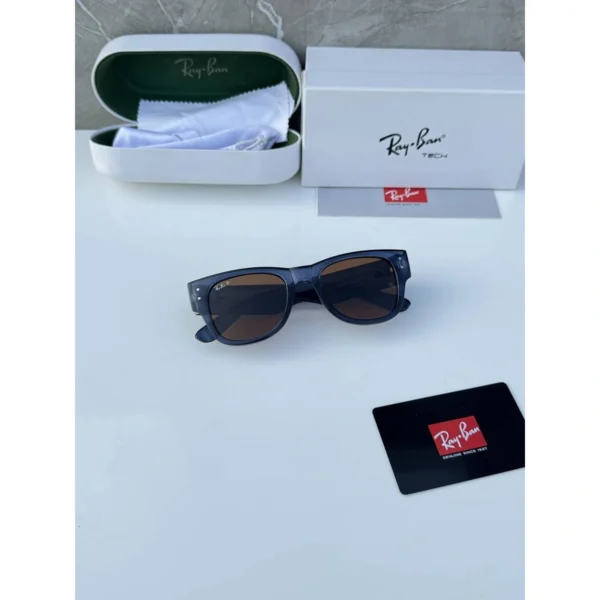 Rayban 0840 Sunglass Blue Brown For Men