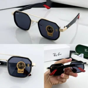 Rayban Sunglasses Gold Black For Men
