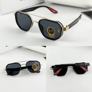 Rayban Sunglasses Gold Black For Men