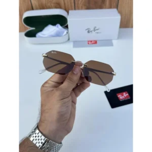Rayban Sunglasses Gold Brown For Men