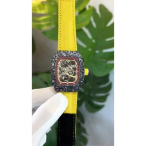 Richard Mille Rm67-02 Watch Black Yellow For Men