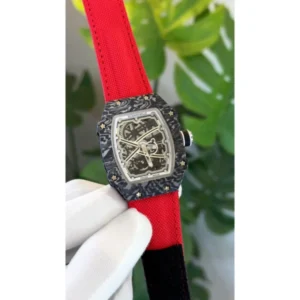 Richard Mille Rm67-02 Watch Red Strap For Men