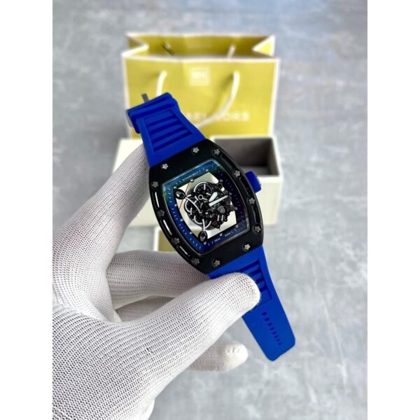 Richard Mille Skeleton Watch Blue For Men