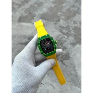 Richard Mille Watch Yellow Strap For Men
