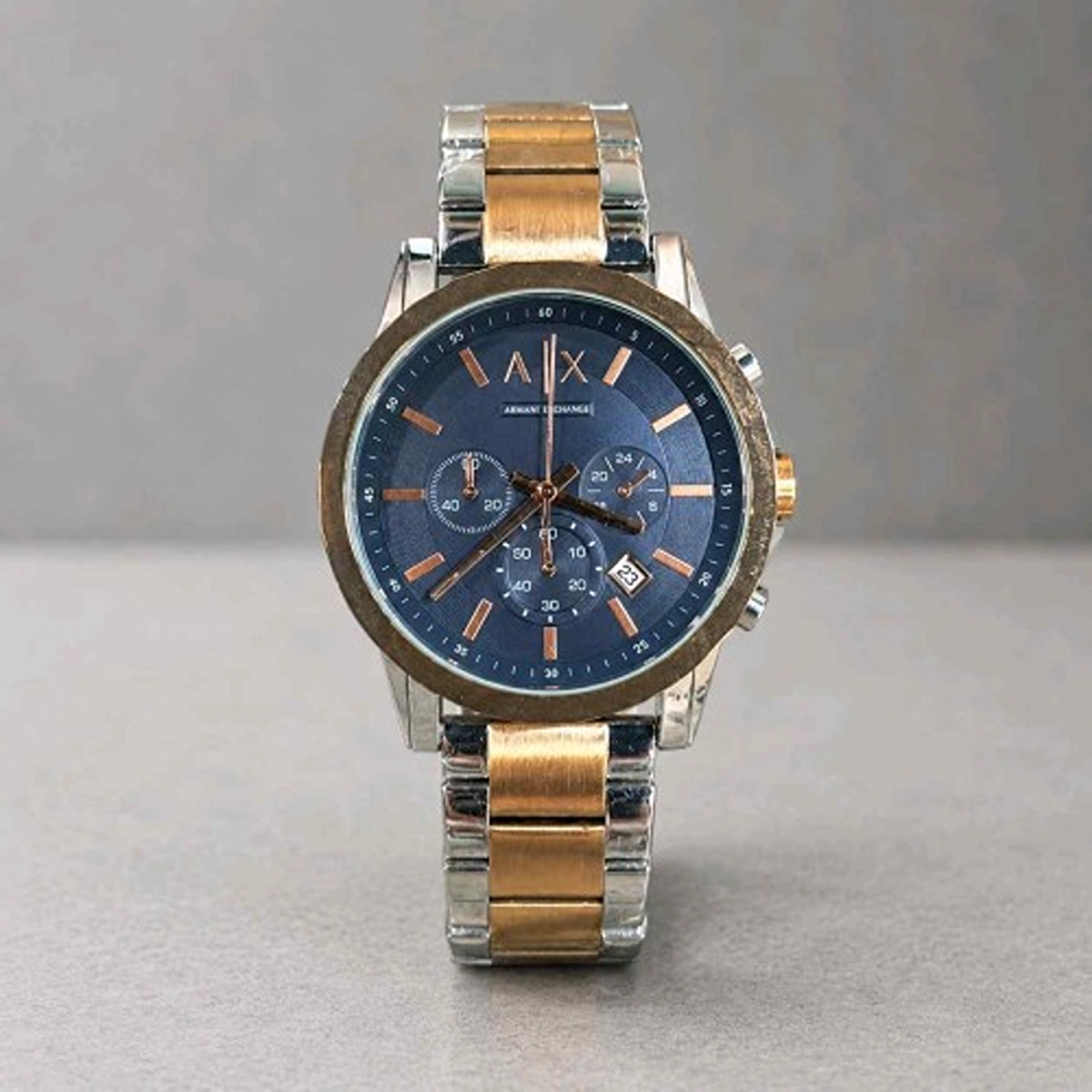 Stylish Armani Exchange Chronograph Watch Chain Strap For Men (BOT3371) - stayhit.in