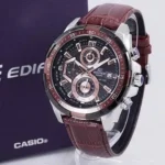Stylish Casio Edifice Watch Brown For Men (JH562) - stayhit.in