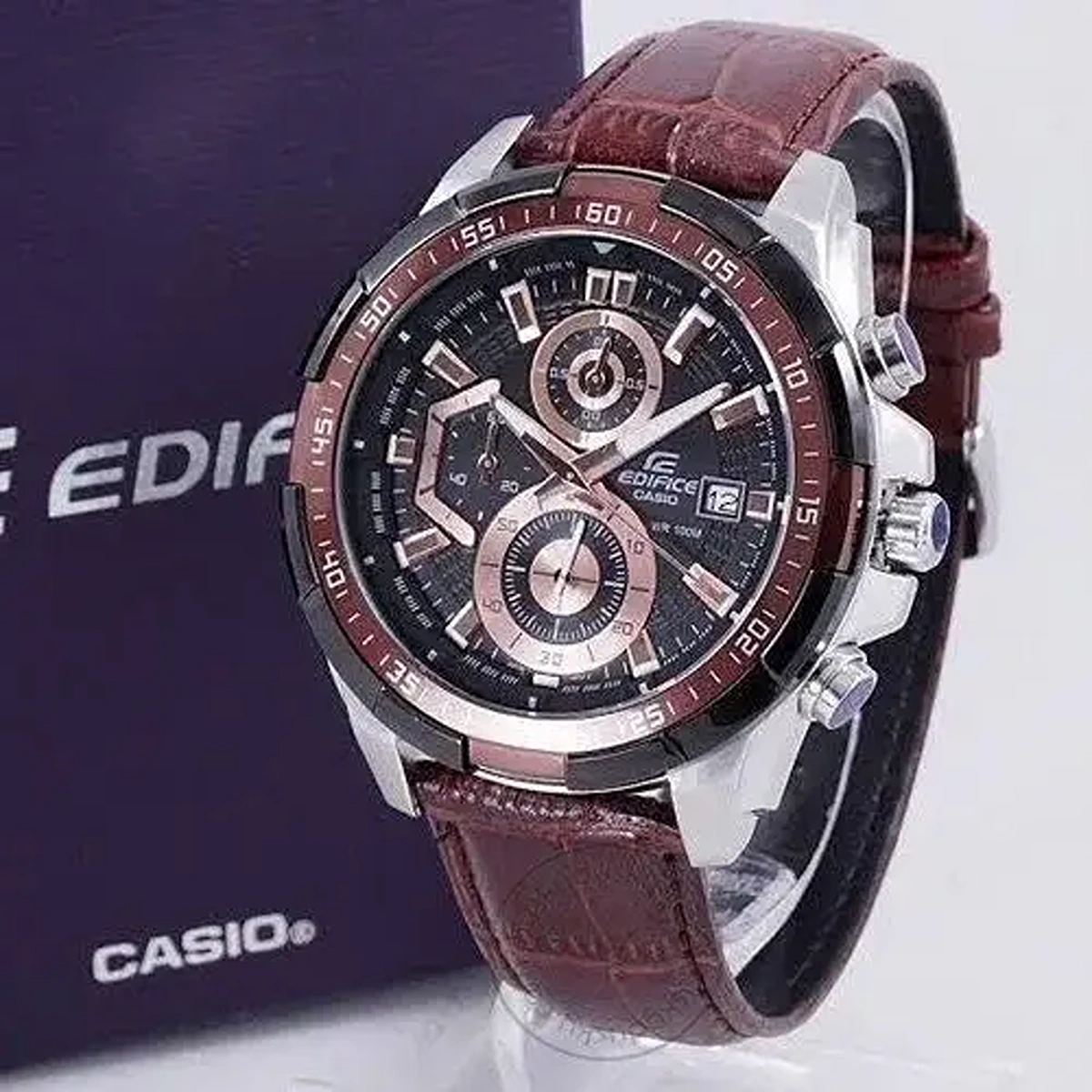 Stylish Casio Edifice Watch Brown For Men (JH562) - stayhit.in Stylish Casio Edifice Watch Brown For Men (JH562) - stayhit.in
