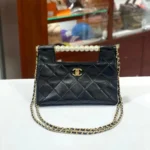 Stylish Chanel Pearl Flap Shoulder Bag With Og Box & Dust Bag For Women (LAB1060) - stayhit.in