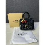 Stylish Coach Tabby Leather Bag Cherry Charm With Box For Women (BOT4053) - stayhit.in