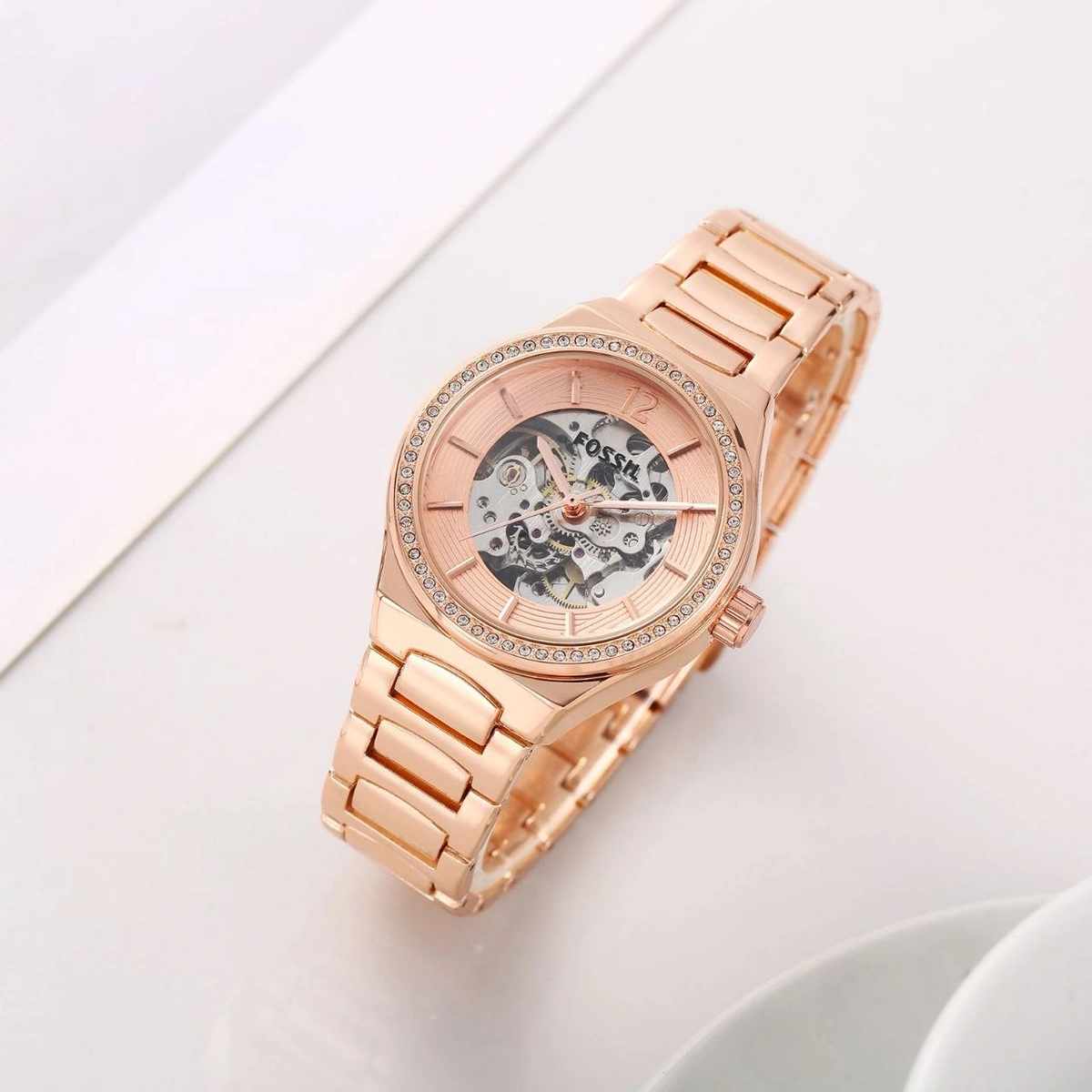 Stylish Fossil Eevie Automatic Watch For Women (LAB715) - stayhit.in