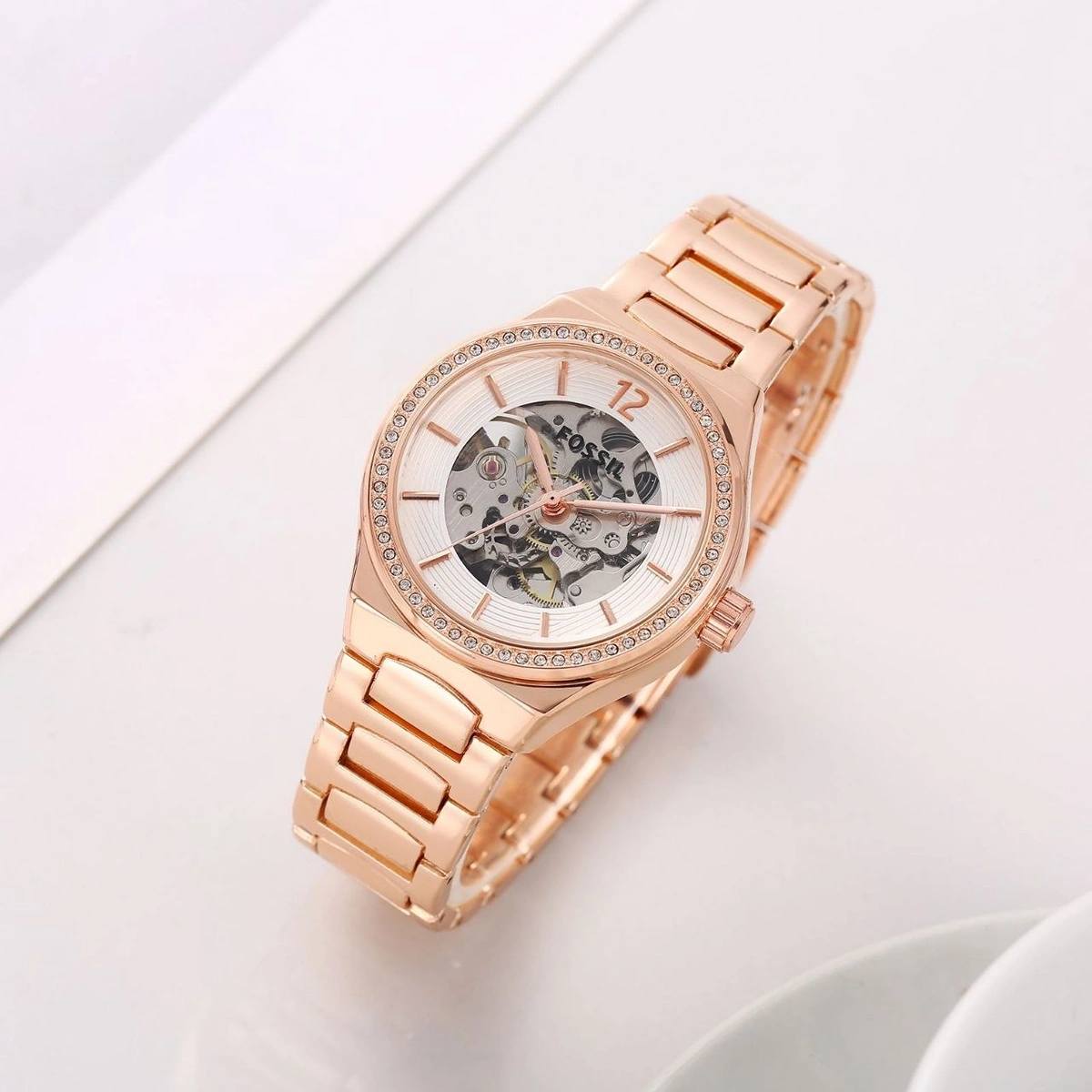 Stylish Fossil Eevie Automatic Watch For Women (LAB716) - stayhit.in