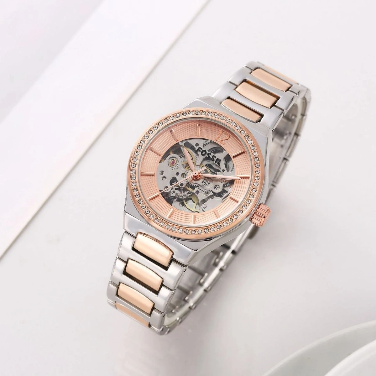 Stylish Fossil Eevie Automatic Watch For Women (LAB734) - stayhit.in