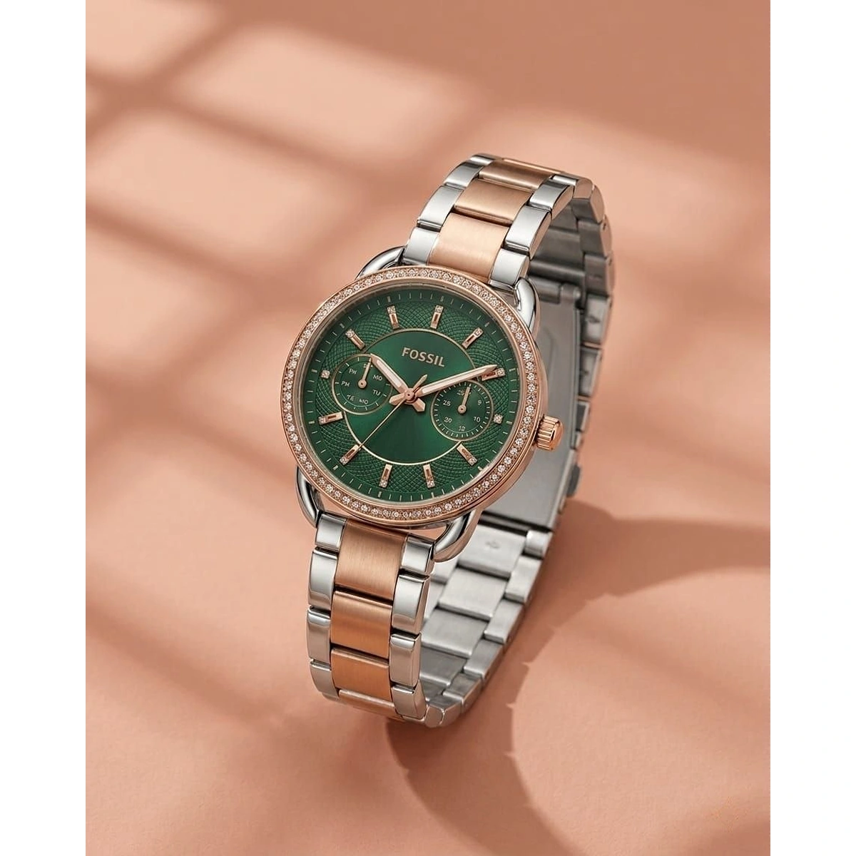Stylish Fossil Tailor Copper Watch For Women (LAB832) - stayhit.in Stylish Fossil Tailor Copper Watch For Women (LAB832) - stayhit.in