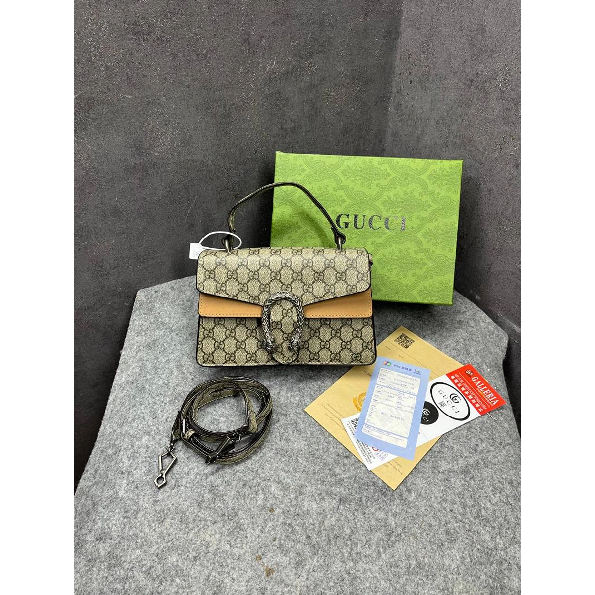 Stylish Gucci Dionysus Shoulder Bag Signature With Og Box For Women (DW151) - stayhit.in